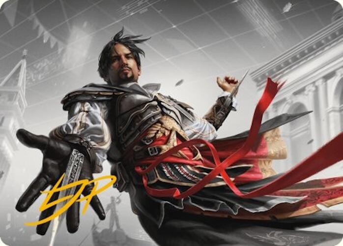 Ezio Auditore da Firenze Art Card (Gold-Stamped Signature) [Assassin's Creed Art Series] | Gear Gaming Bentonville