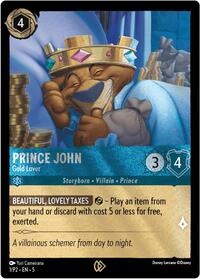 Prince John - Gold Lover (1) [Disney Lorcana Promo Cards] | Gear Gaming Bentonville