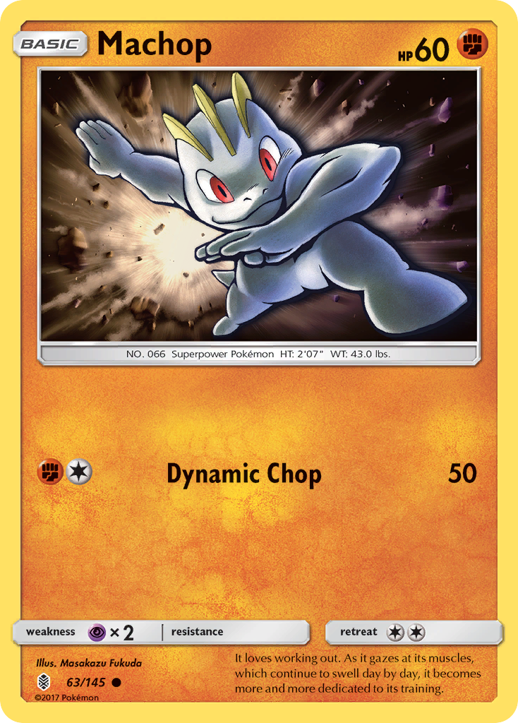 Machop (63/145) [Sun & Moon: Guardians Rising] | Gear Gaming Bentonville