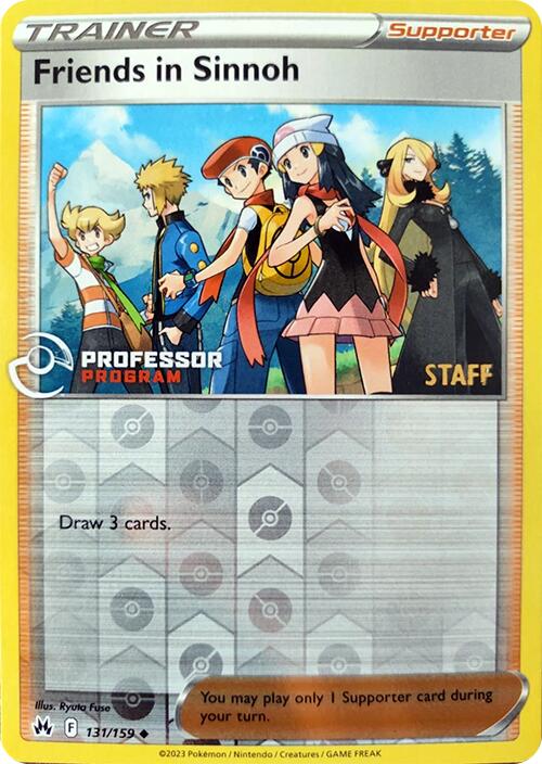 Friends in Sinnoh (131/159) (2023 Staff) [Professor Program Promos] | Gear Gaming Bentonville