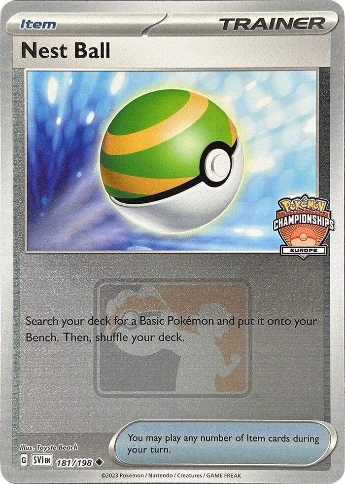 Nest Ball (181/198) (2024 Europe Championships) [League & Championship Cards] | Gear Gaming Bentonville