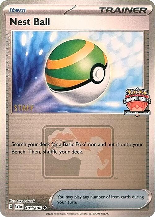 Nest Ball (181/198) (2024 North America Championships Staff) [League & Championship Cards] | Gear Gaming Bentonville