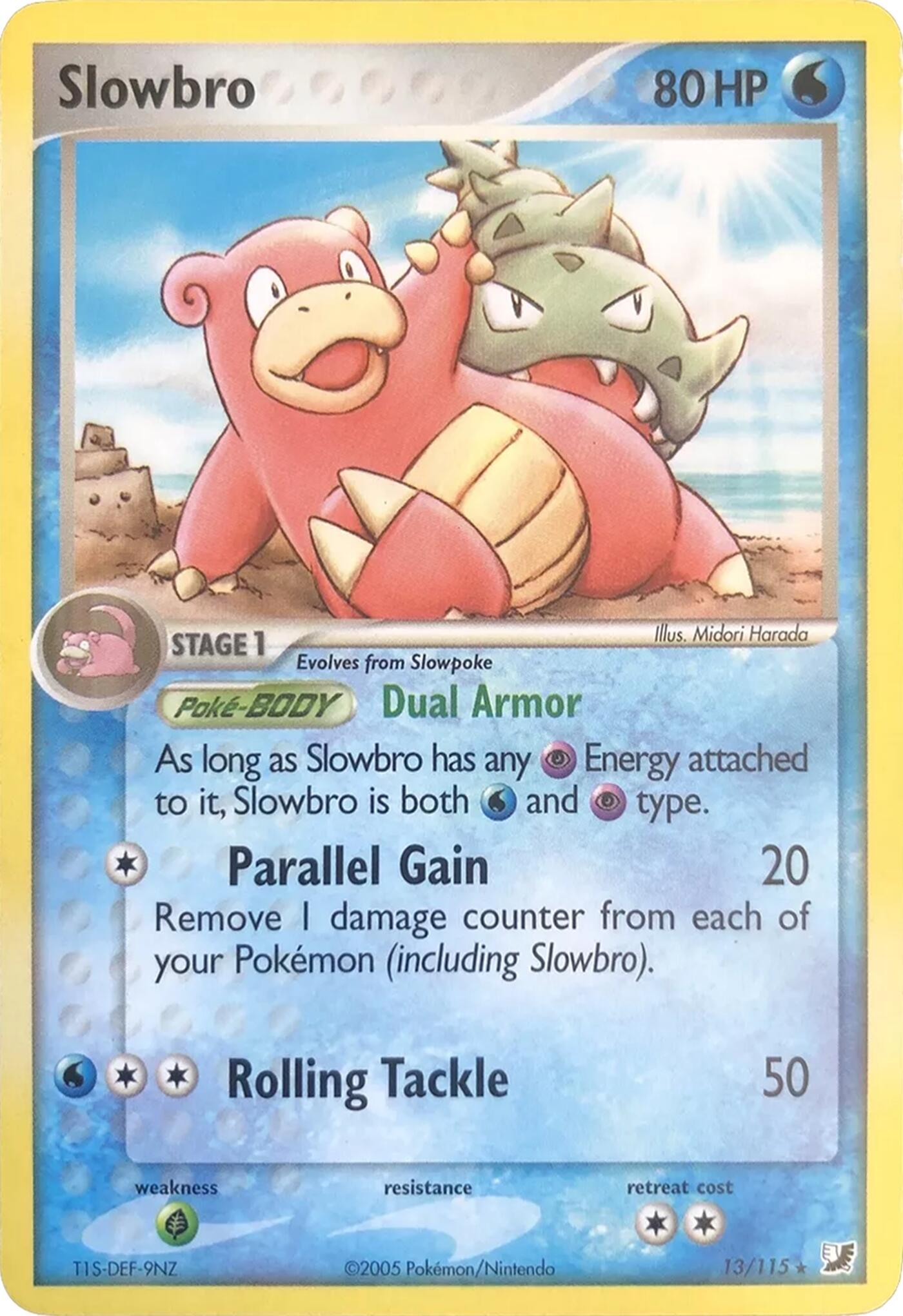 Slowbro (13/115) (Theme Deck Exclusives) [EX: Unseen Forces] | Gear Gaming Bentonville