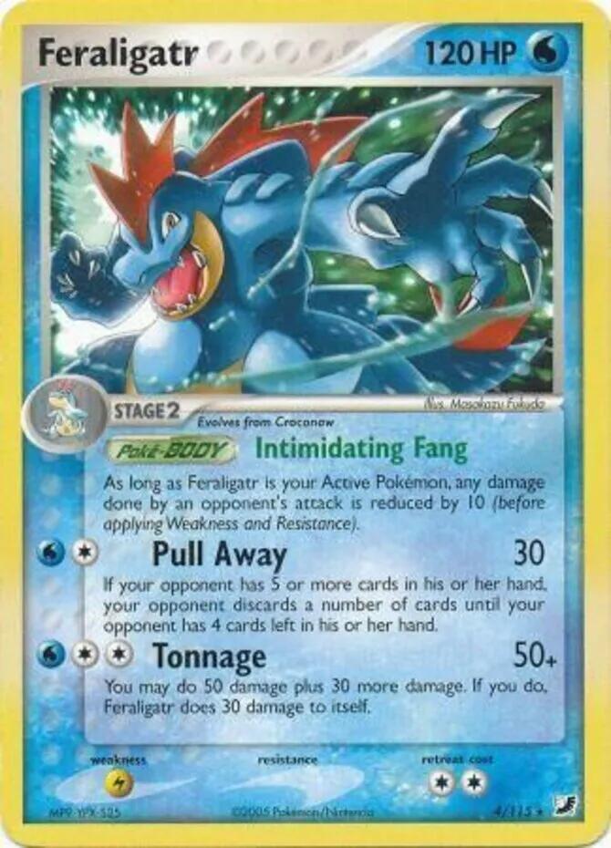 Feraligatr (4/115) (Theme Deck Exclusives) [EX: Unseen Forces] | Gear Gaming Bentonville