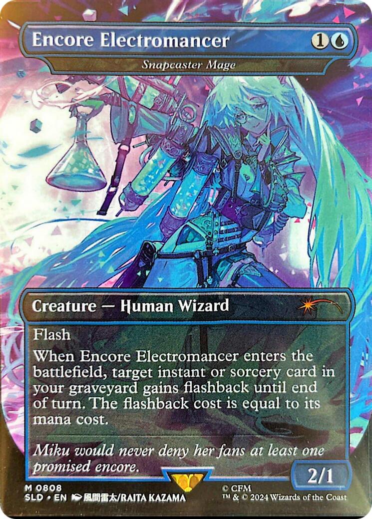 Encore Electromancer - Snapcaster Mage (Rainbow Foil) [Secret Lair Drop Series] | Gear Gaming Bentonville