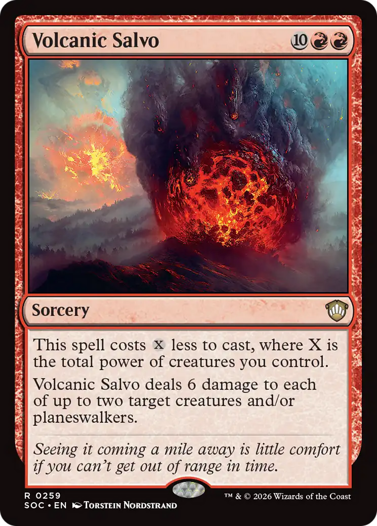 Volcanic Salvo [Secrets of Strixhaven Commander] | Gear Gaming Bentonville