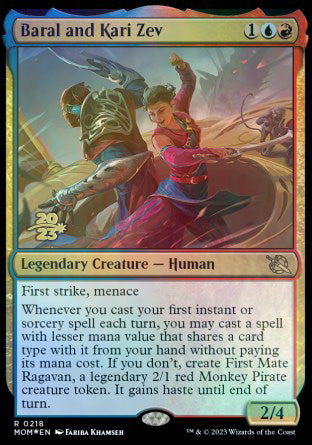 Baral and Kari Zev [March of the Machine Prerelease Promos] | Gear Gaming Bentonville