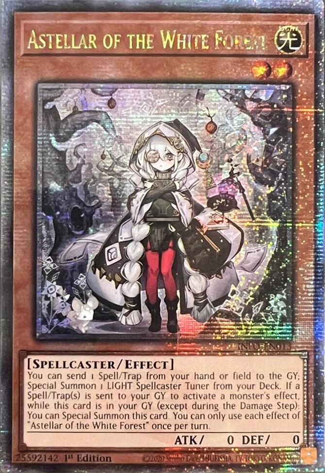 Astellar of the White Forest (Quarter Century Secret Rare) [INFO-EN013] Quarter Century Secret Rare | Gear Gaming Bentonville