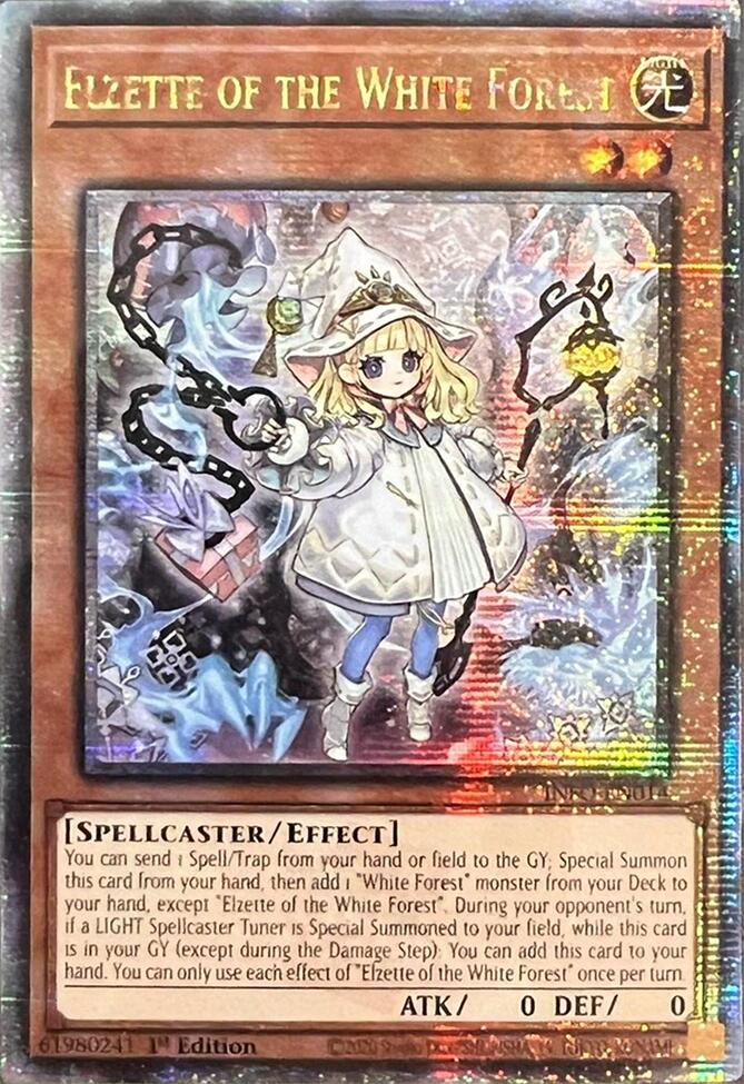 Elzette of the White Forest (Quarter Century Secret Rare) [INFO-EN014] Quarter Century Secret Rare | Gear Gaming Bentonville