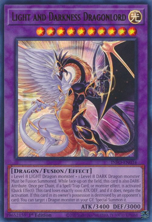 Light and Darkness Dragonlord [INFO-EN034] Ultra Rare | Gear Gaming Bentonville