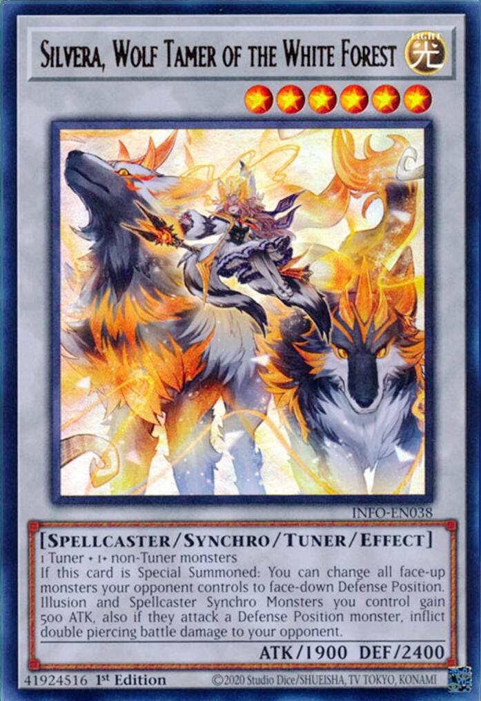 Silvera, Wolf Tamer of the White Forest [INFO-EN038] Ultra Rare | Gear Gaming Bentonville