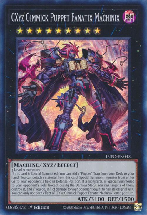 CXyz Gimmick Puppet Fanatix Machinix [INFO-EN043] Super Rare | Gear Gaming Bentonville