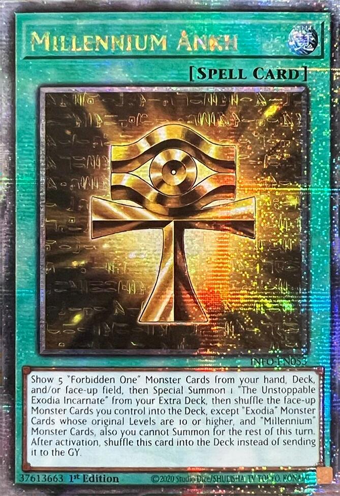 Millennium Ankh (Quarter Century Secret Rare) [INFO-EN053] Quarter Century Secret Rare | Gear Gaming Bentonville