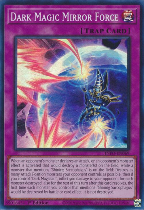 Dark Magic Mirror Force [INFO-EN069] Super Rare | Gear Gaming Bentonville