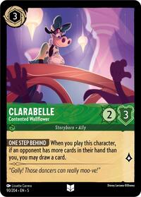 Clarabelle - Contented Wallflower (90/204) [Shimmering Skies] | Gear Gaming Bentonville