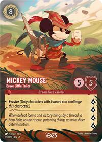 Mickey Mouse - Brave Little Tailor (Extended Art) (1) [D23 Promos] | Gear Gaming Bentonville