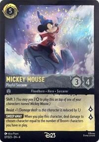 Mickey Mouse - Playful Sorcerer (7) [D23 Promos] | Gear Gaming Bentonville