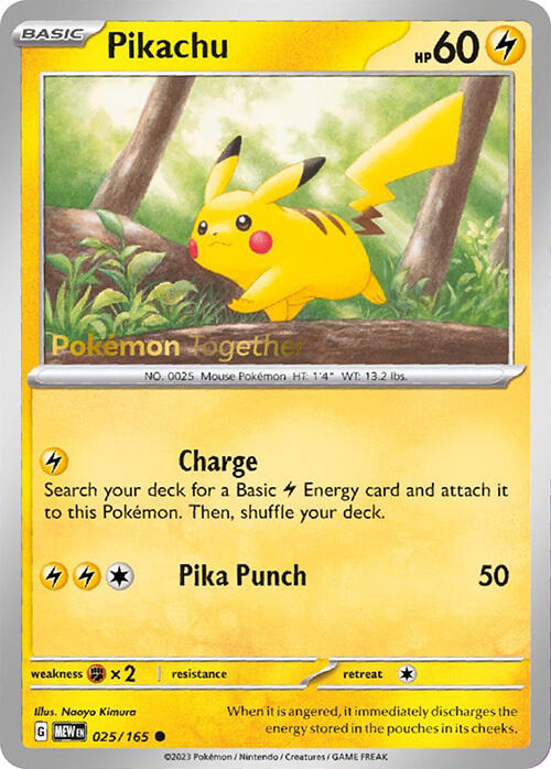 Pikachu (025/165) (PokePost Promo) [Scarlet & Violet: 151] | Gear Gaming Bentonville