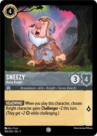 Sneezy - Noisy Knight (180/204) [Shimmering Skies] | Gear Gaming Bentonville
