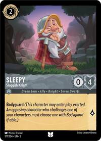 Sleepy - Sluggish Knight (177/204) [Shimmering Skies] | Gear Gaming Bentonville