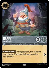 Happy - Lively Knight (191/204) [Shimmering Skies] | Gear Gaming Bentonville