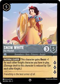 Snow White - Fair-Hearted (183/204) [Shimmering Skies] | Gear Gaming Bentonville