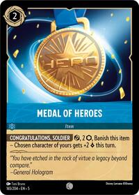 Medal of Heroes (165/204) [Shimmering Skies] | Gear Gaming Bentonville