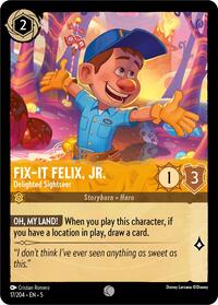 Fix-It Felix, Jr. - Delighted Sightseer (17/204) [Shimmering Skies] | Gear Gaming Bentonville