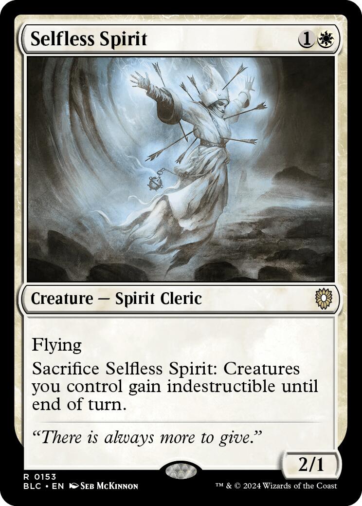 Selfless Spirit [Bloomburrow Commander] | Gear Gaming Bentonville