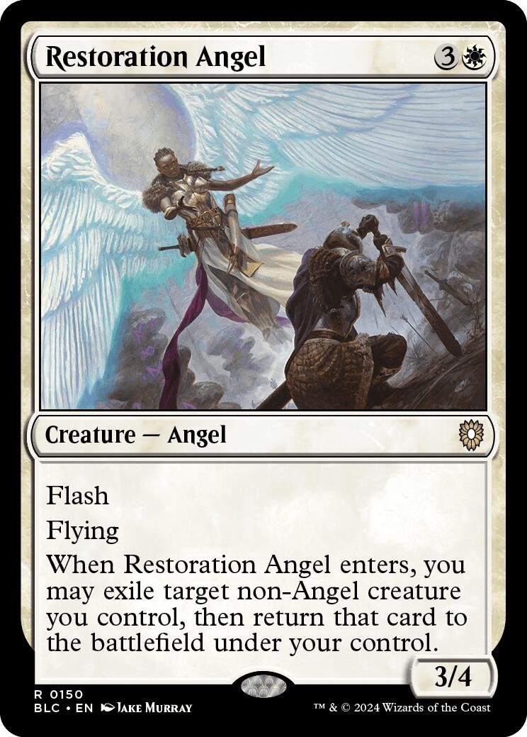 Restoration Angel [Bloomburrow Commander] | Gear Gaming Bentonville