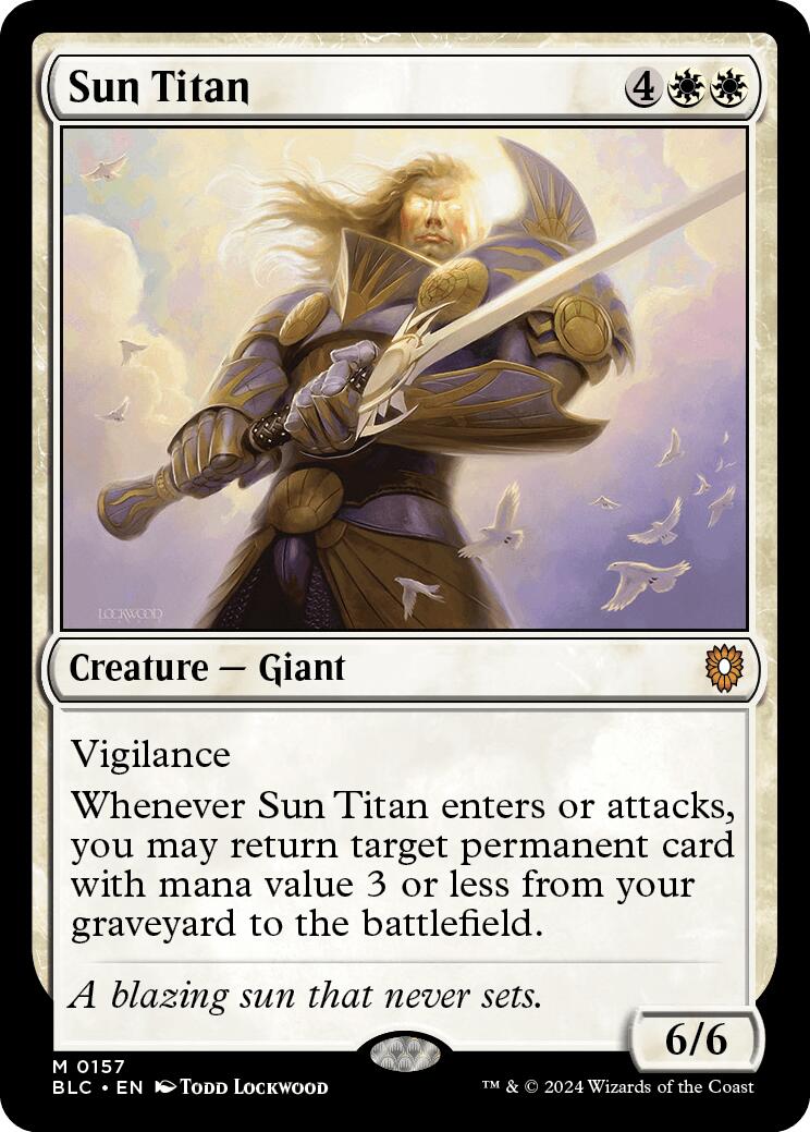 Sun Titan [Bloomburrow Commander] | Gear Gaming Bentonville