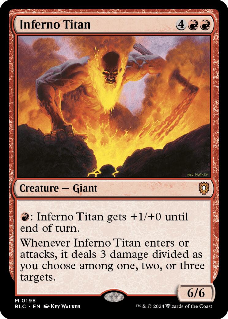 Inferno Titan [Bloomburrow Commander] | Gear Gaming Bentonville