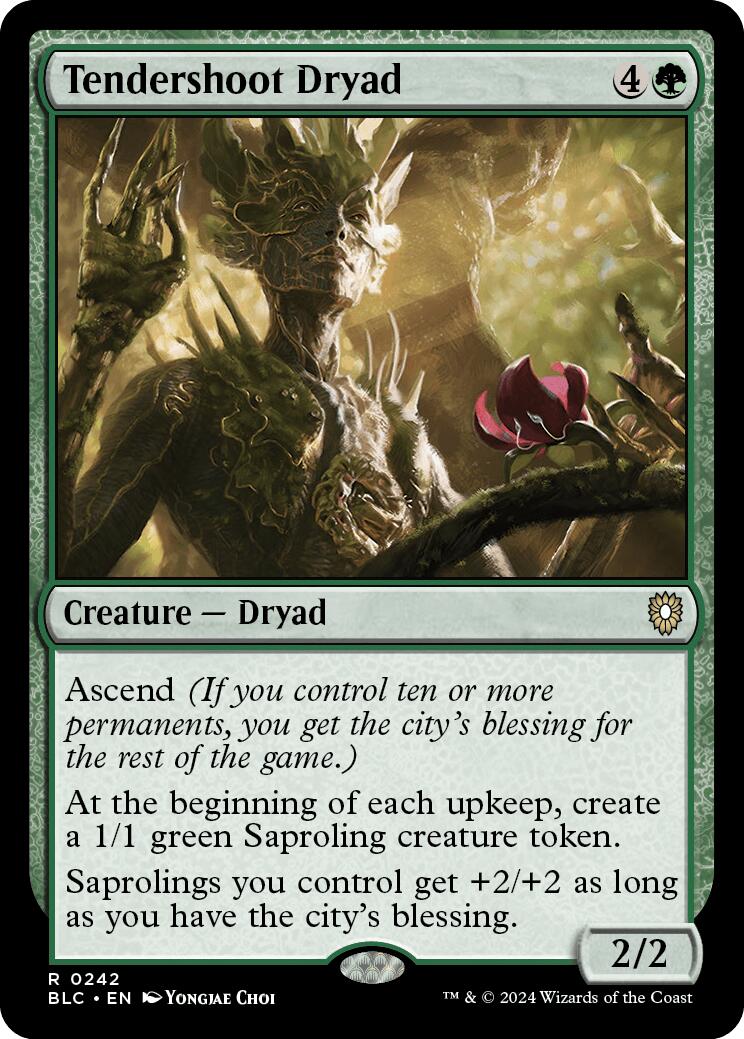 Tendershoot Dryad [Bloomburrow Commander] | Gear Gaming Bentonville