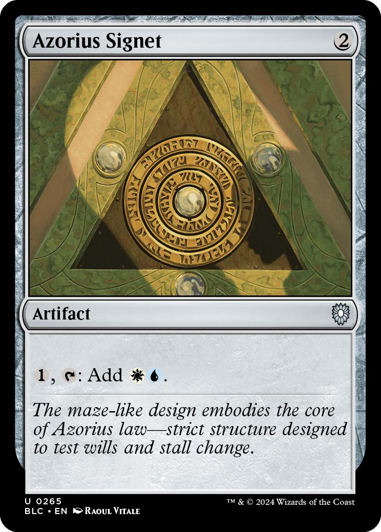 Azorius Signet [Bloomburrow Commander] | Gear Gaming Bentonville