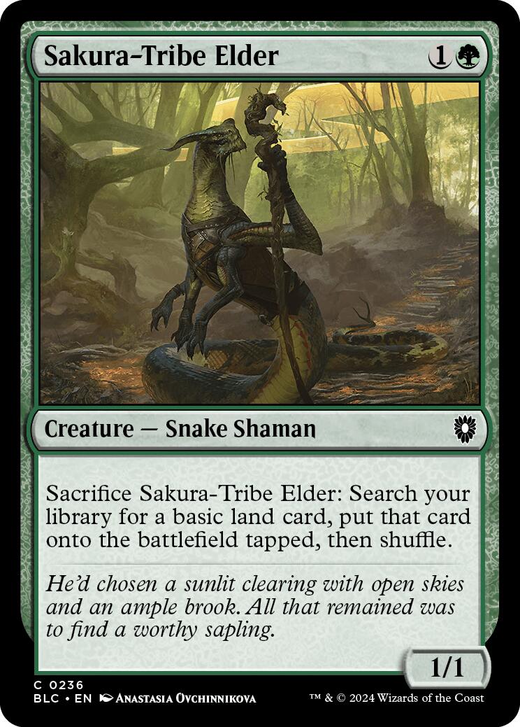 Sakura-Tribe Elder [Bloomburrow Commander] | Gear Gaming Bentonville