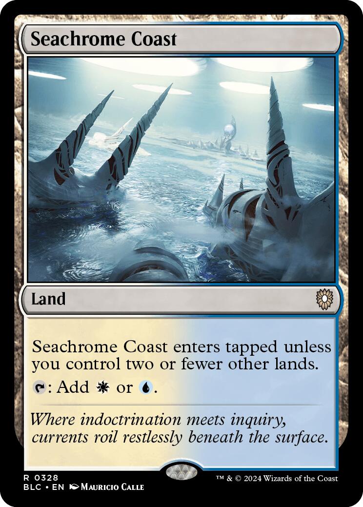 Seachrome Coast [Bloomburrow Commander] | Gear Gaming Bentonville