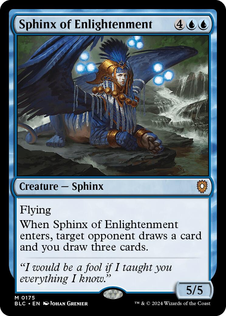 Sphinx of Enlightenment [Bloomburrow Commander] | Gear Gaming Bentonville