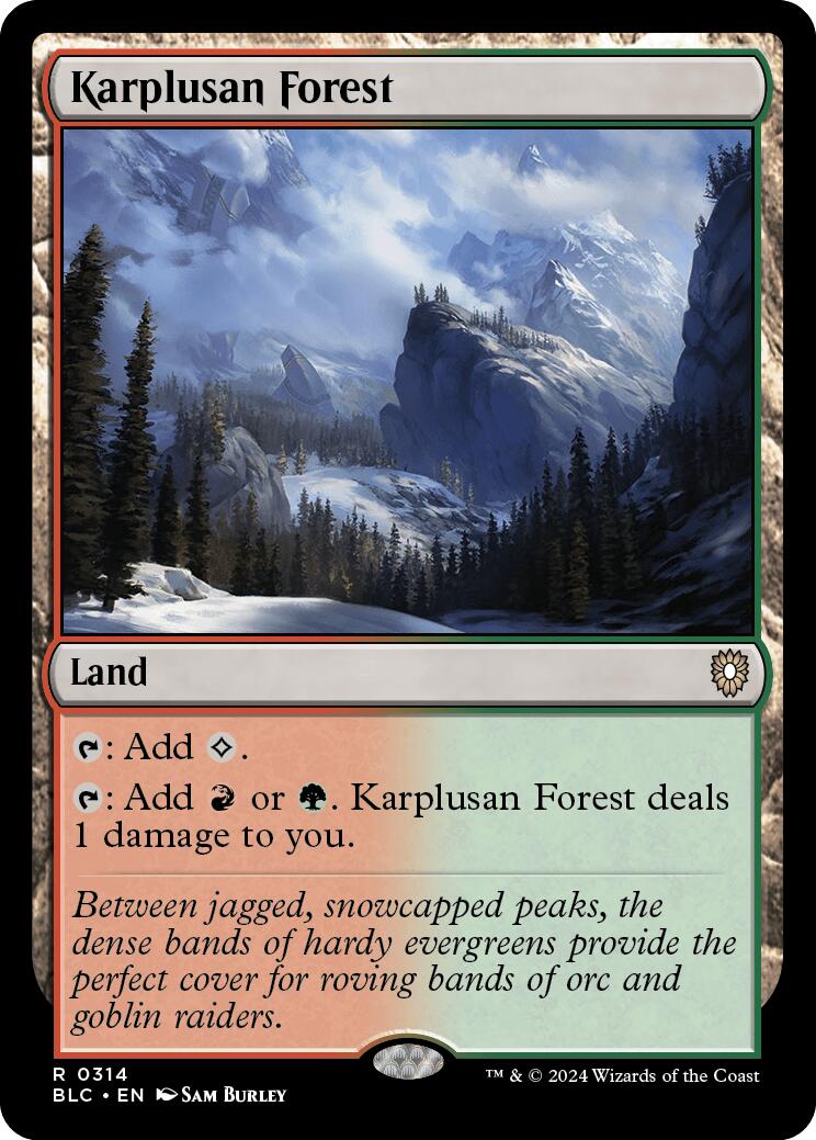 Karplusan Forest [Bloomburrow Commander] | Gear Gaming Bentonville