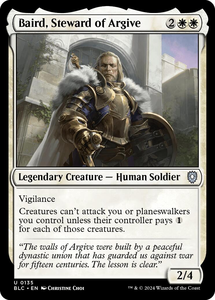 Baird, Steward of Argive [Bloomburrow Commander] | Gear Gaming Bentonville