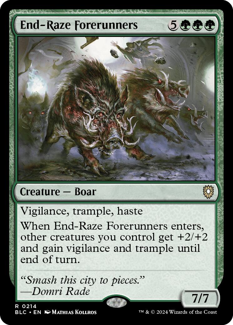 End-Raze Forerunners [Bloomburrow Commander] | Gear Gaming Bentonville