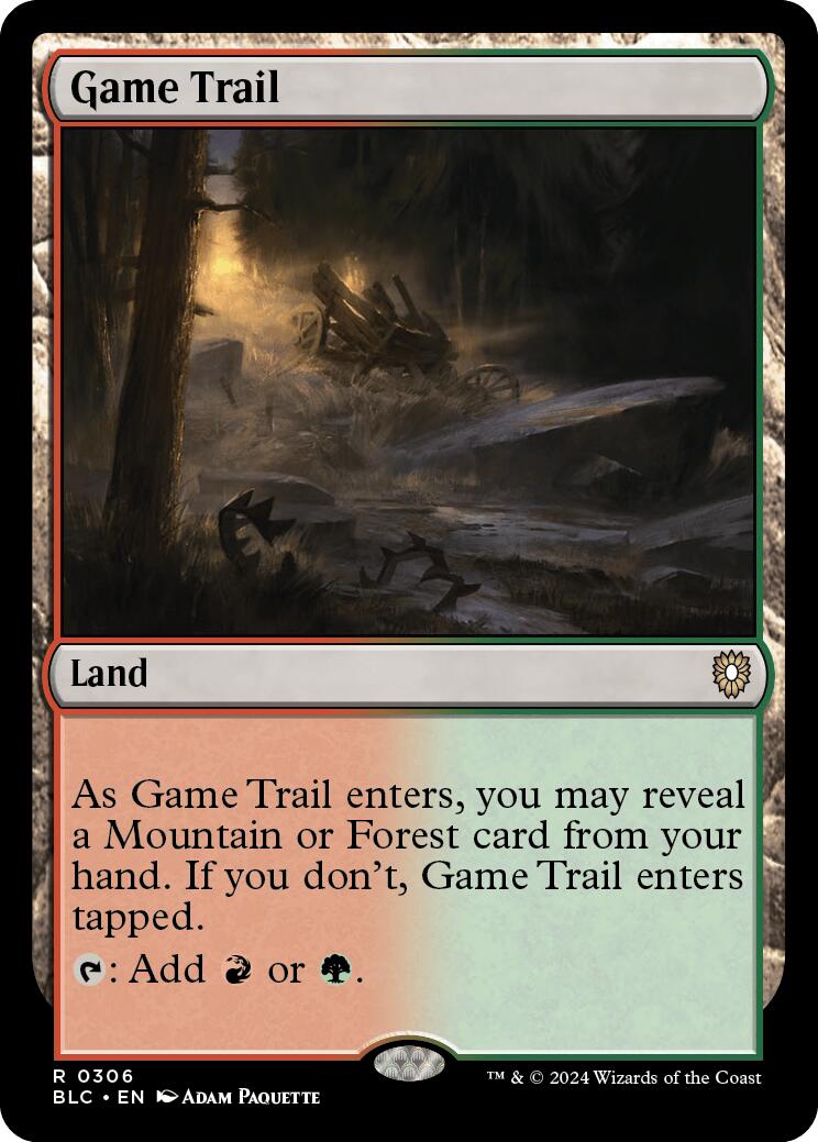 Game Trail [Bloomburrow Commander] | Gear Gaming Bentonville
