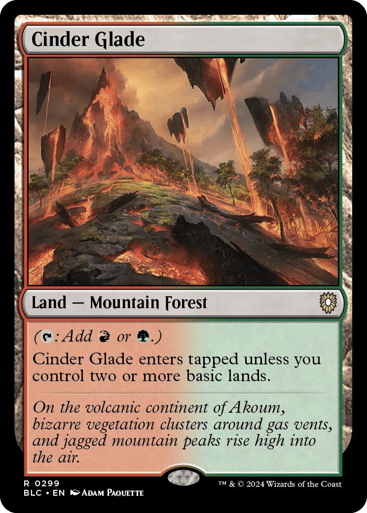 Cinder Glade [Bloomburrow Commander] | Gear Gaming Bentonville