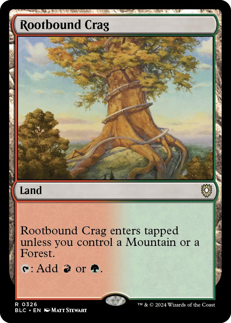 Rootbound Crag [Bloomburrow Commander] | Gear Gaming Bentonville
