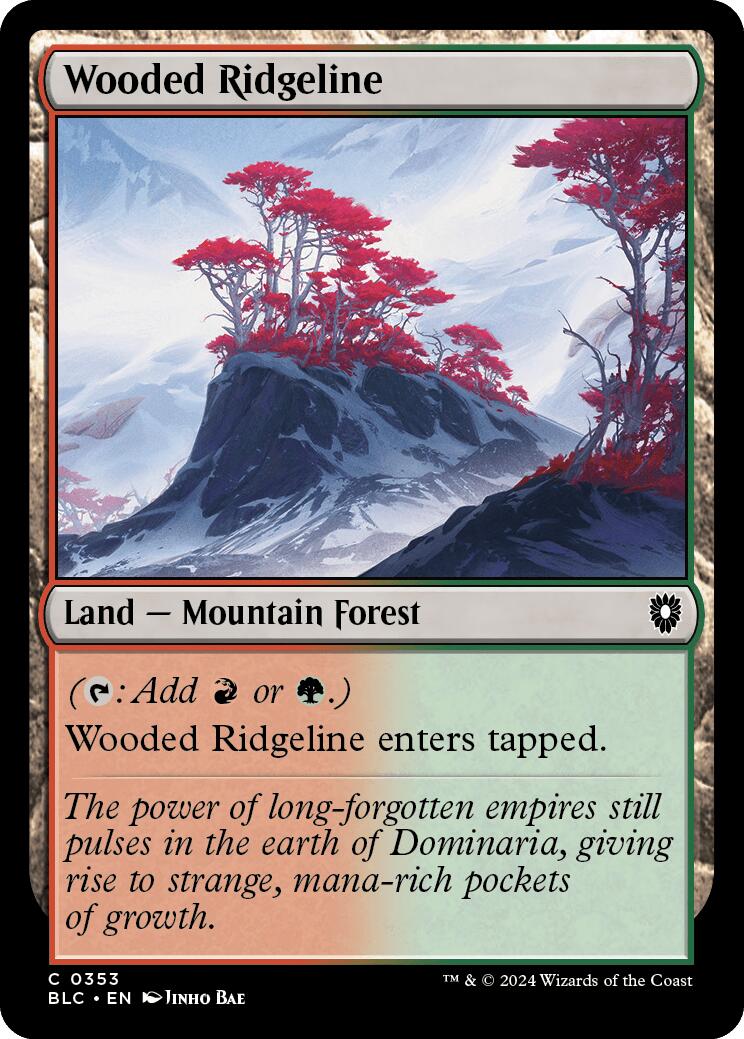 Wooded Ridgeline [Bloomburrow Commander] | Gear Gaming Bentonville