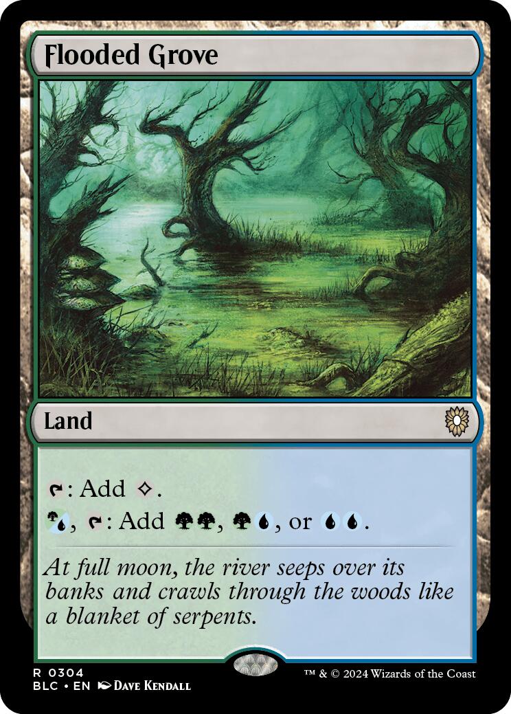 Flooded Grove [Bloomburrow Commander] | Gear Gaming Bentonville