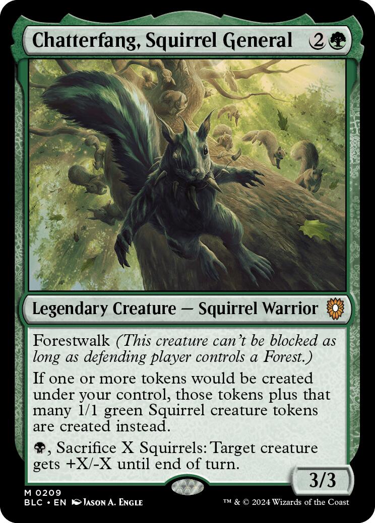 Chatterfang, Squirrel General [Bloomburrow Commander] | Gear Gaming Bentonville