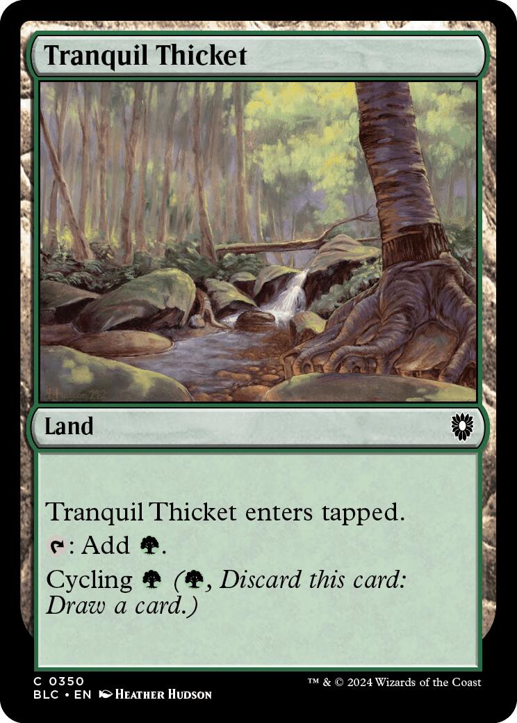 Tranquil Thicket [Bloomburrow Commander] | Gear Gaming Bentonville