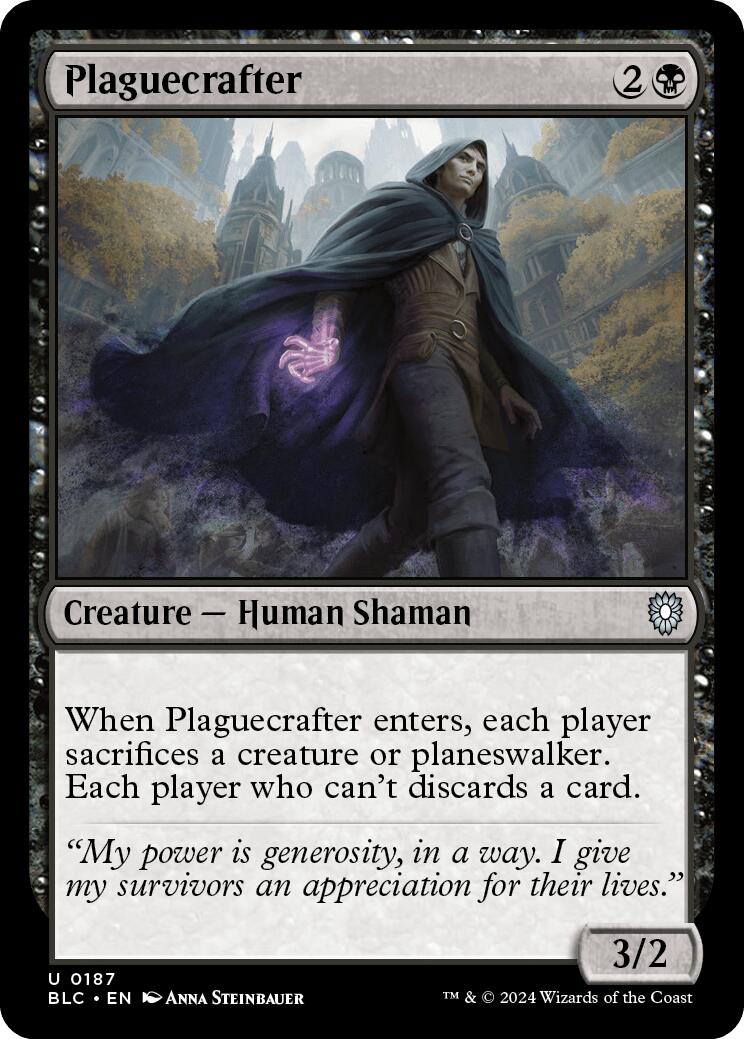 Plaguecrafter [Bloomburrow Commander] | Gear Gaming Bentonville