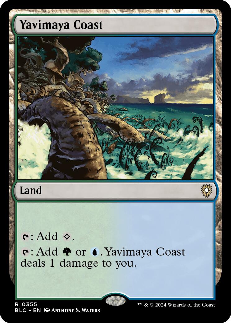 Yavimaya Coast [Bloomburrow Commander] | Gear Gaming Bentonville