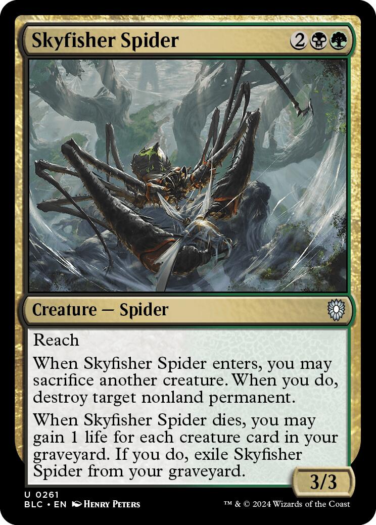 Skyfisher Spider [Bloomburrow Commander] | Gear Gaming Bentonville